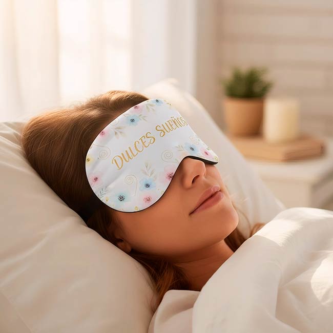 ANTIFAZ PERSONALIZADO PARA DORMIR BLANCO