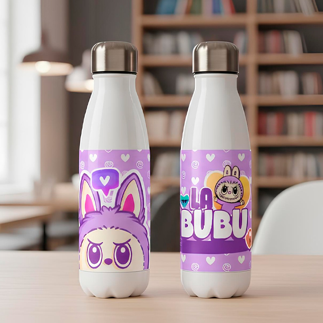 BOTELLAS DE ACERO INOXIDABLE CON DISEÑOS LA BUBU