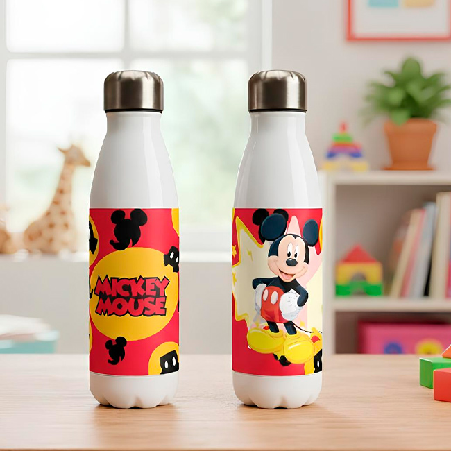regalos-personalizados-arcoiris-creativo-Botellas-de-acero-inoxidable-mickey