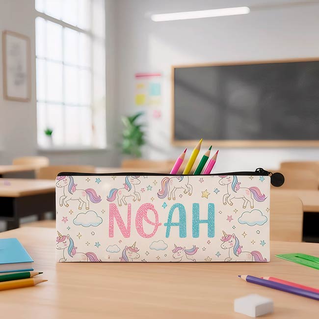 ESTUCHE DE LINO PERSONALIZABLE