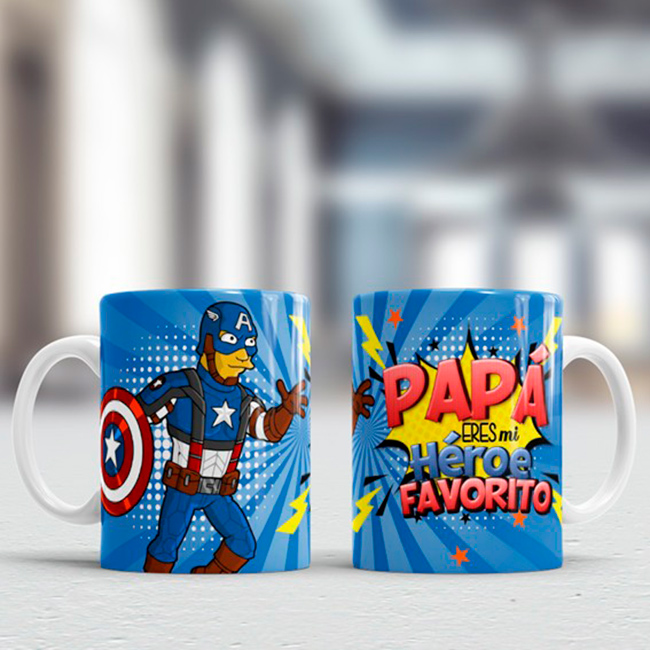 regalos-personalizados-arcoiris-creativo-SEGUN-LA-PERSONA-TAZAS-PARA-FAMILIA-MEJOR-PAPA-CAPITAN-AMERICA