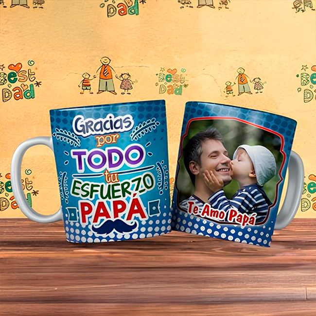 TAZAS PERSONALIZADAS PARA EL DÍA DE PAPÁ