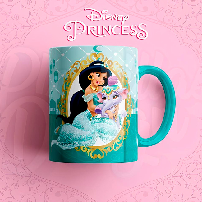 TAZAS INFANTILES DE PRINCESAS DISNEY